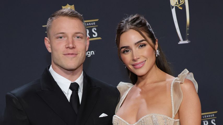Christian McCaffrey und Olivia Culpo, 2023