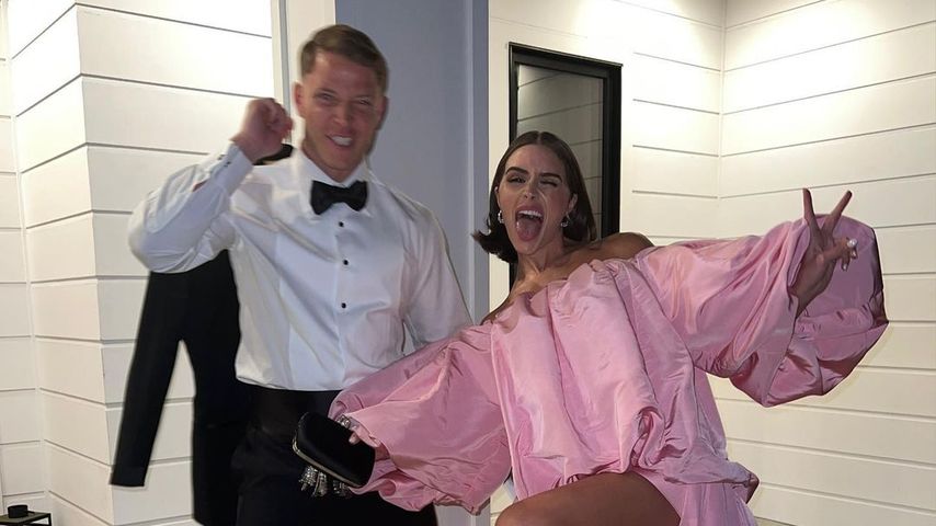Christian McCaffrey und Olivia Culpo