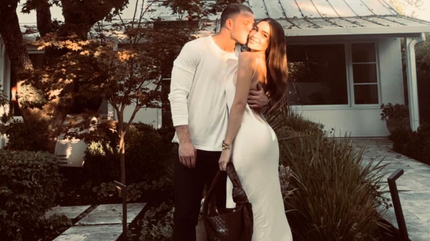 Christian McCaffrey und Olivia Culpo, Januar 2024