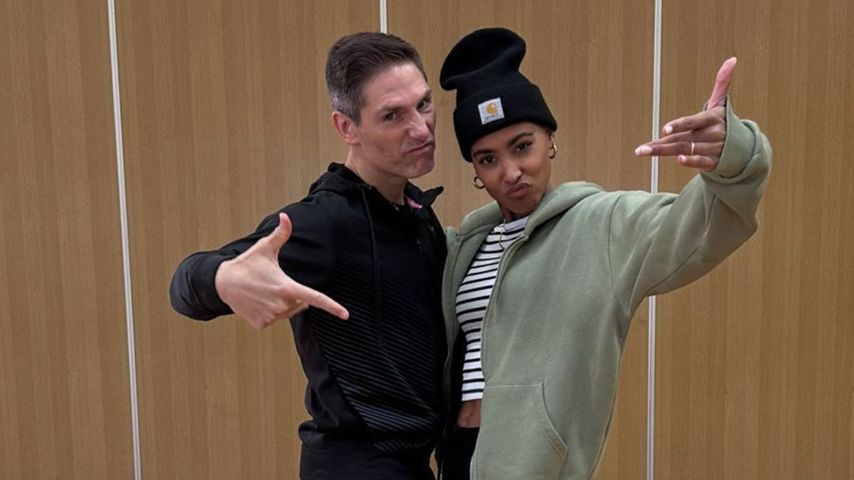 Christian Polanc und Sharon Battiste beim "Let's Dance"-Training