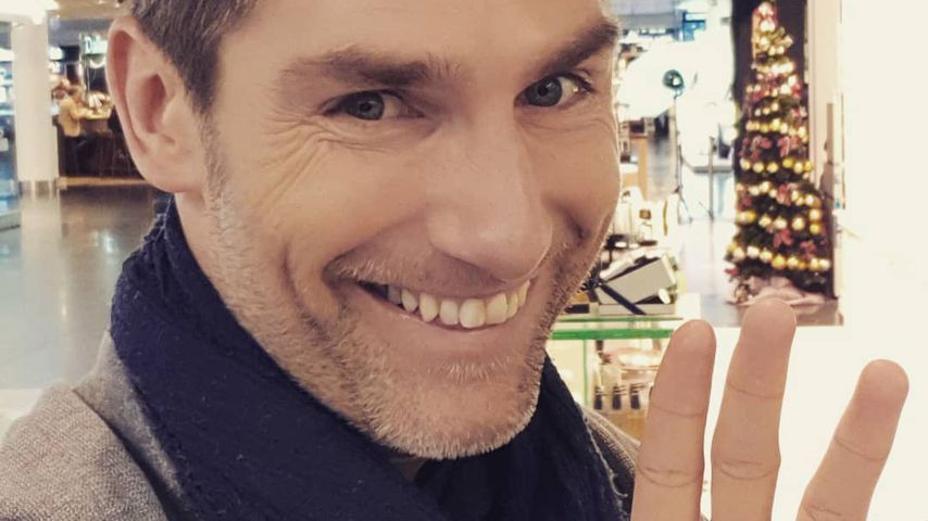 Christian Polanc am Flughafen in München im Dezember 2019