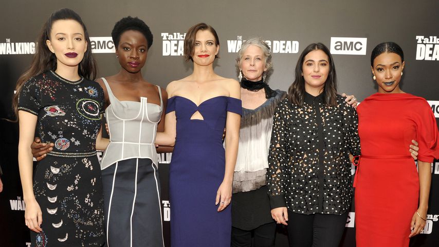 "The Walking Dead"-Darstellerinnen auf einer Premierenfeier in Hollywood