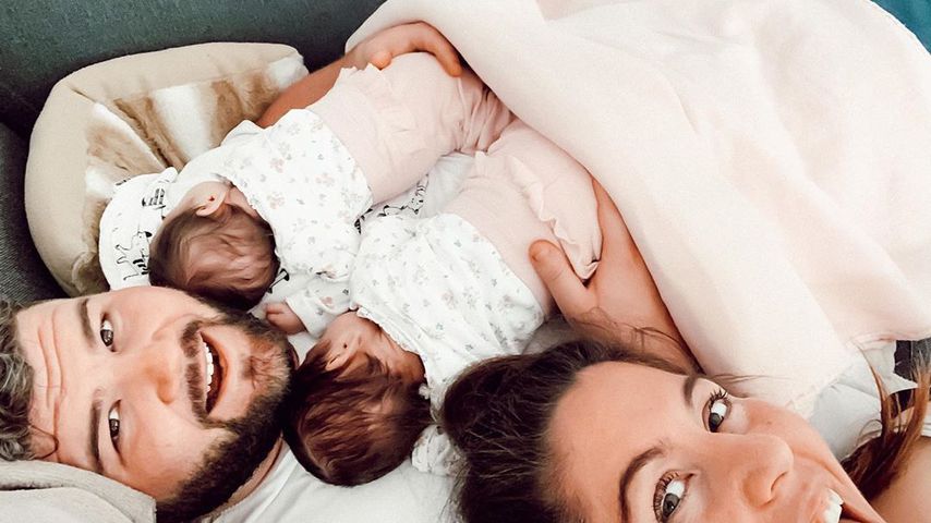 Christian und Janina El Arguioui mit ihren Kindern