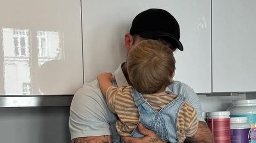 Christian Wolf mit seinem Sohn Noah, August 2025
