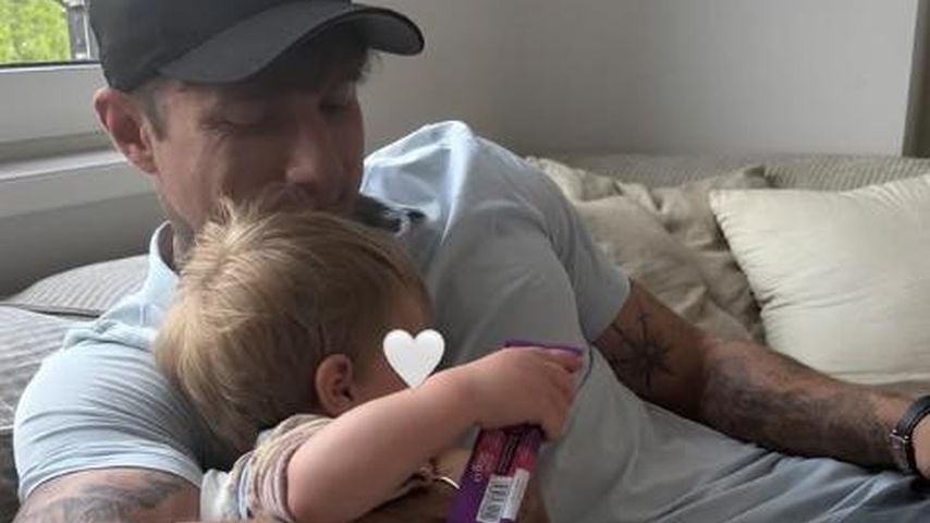 Christian Wolf mit seinem Sohn Noah, August 2025