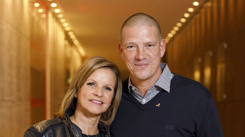 Christian Ziege und seine Ehefrau Pia, 2017