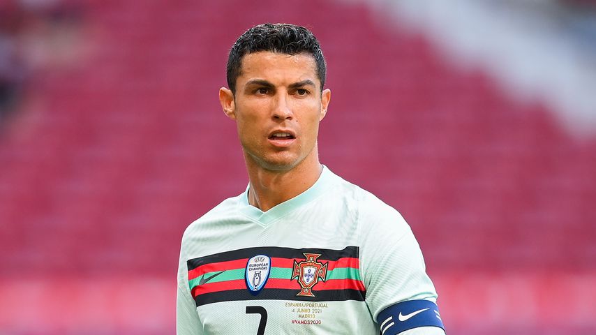 Cristiano Ronaldo bei dem Freundschaftsspiel Spanien gegen Portugal im Juni 2021