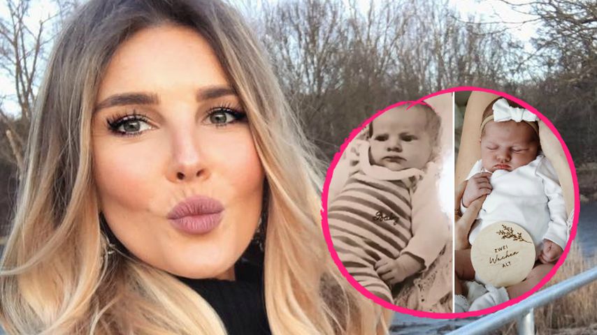 "Zwillinge": Christin Kaeber vergleicht Babyfotos mit Nia