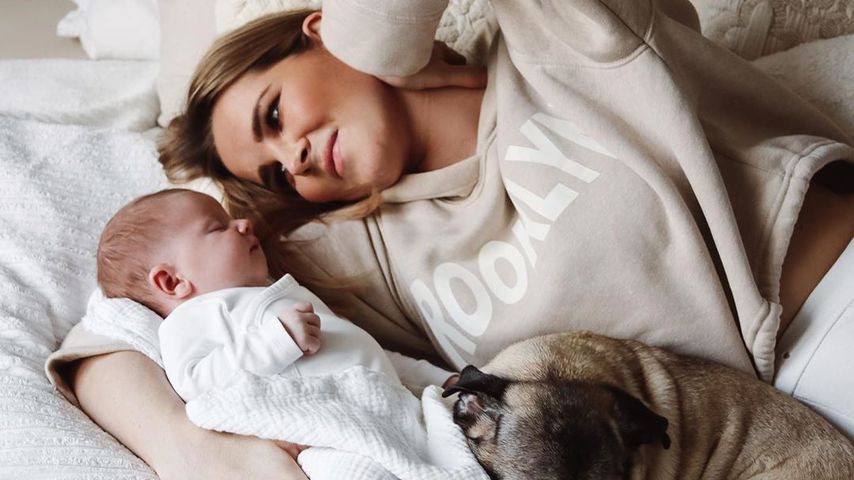 Christin Kaeber mit ihrer Tochter Nia