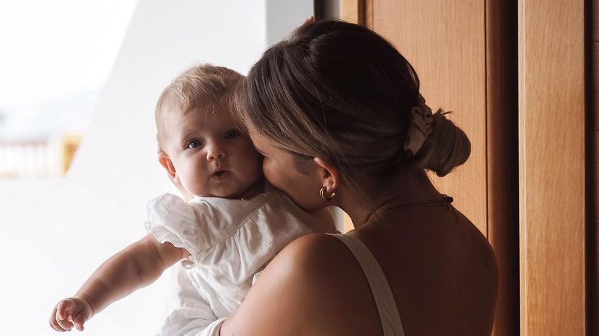 Christin Kaeber mit ihrer Tochter Nia