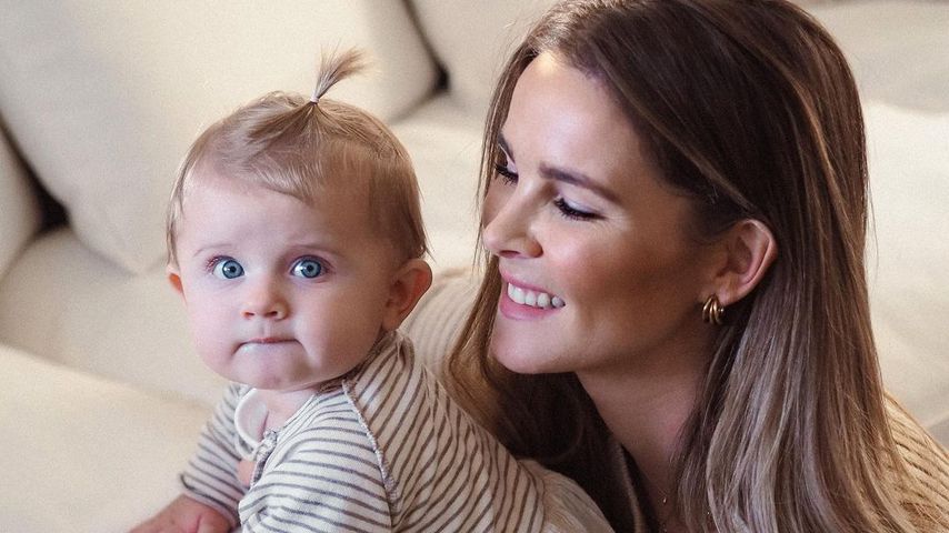 Christin Kaeber mit ihrer Tochter Nia