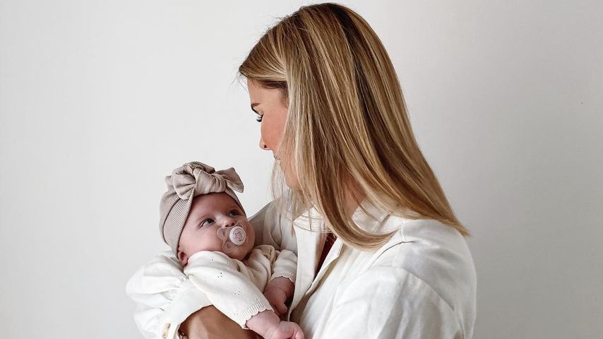 Christin Kaeber mit ihrer Tochter Nia