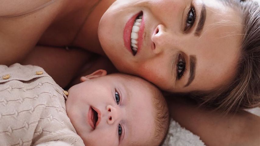 Neue Fotos: Christin Kaebers Baby Nia schon drei Monate alt