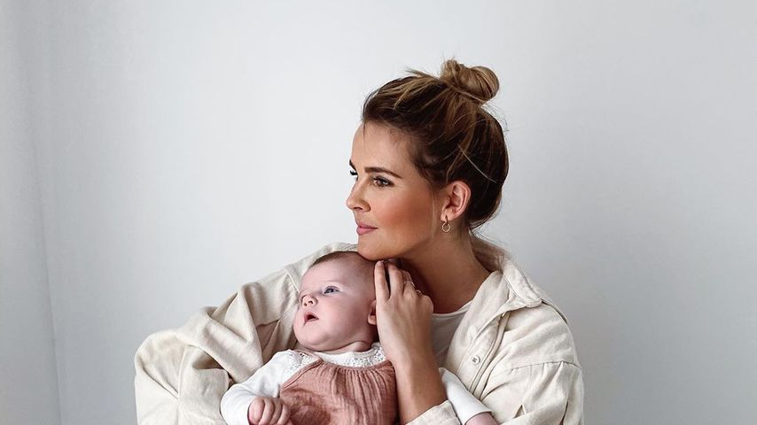 Christin Kaeber mit ihrer Tochter
