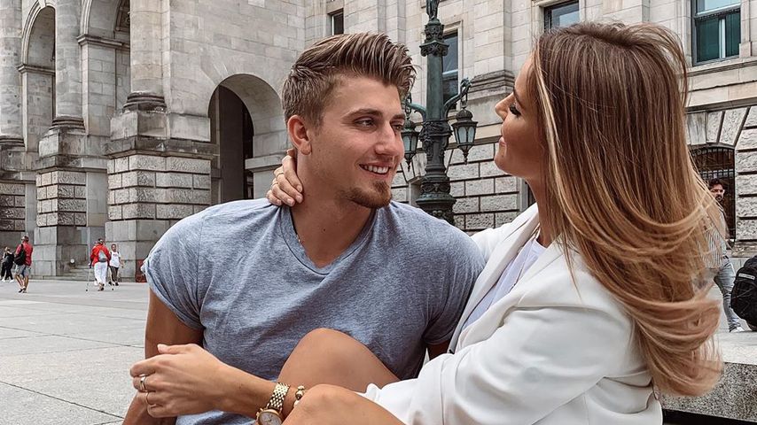 Christin Kaeber und ihr Freund