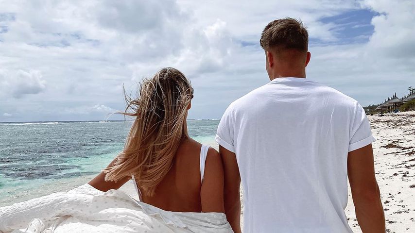 Christin Kaeber und ihr Freund Leon