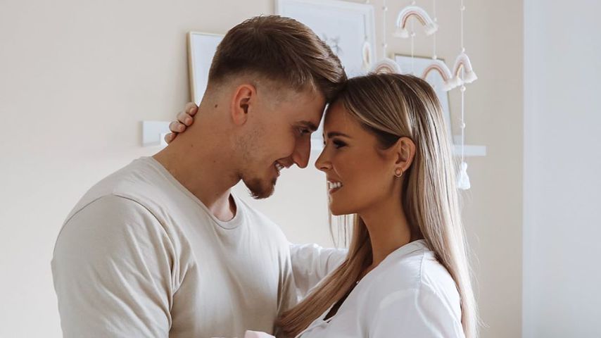 Christin Kaeber und ihr Freund Leons