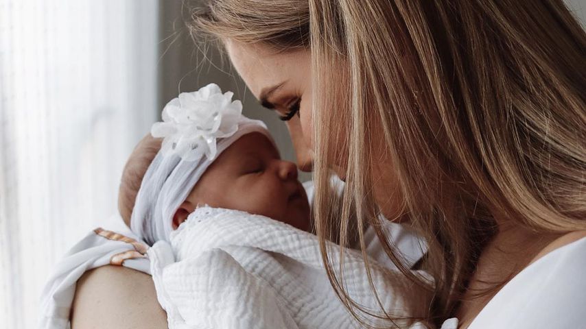 Christin Kaeber und ihre Tochter