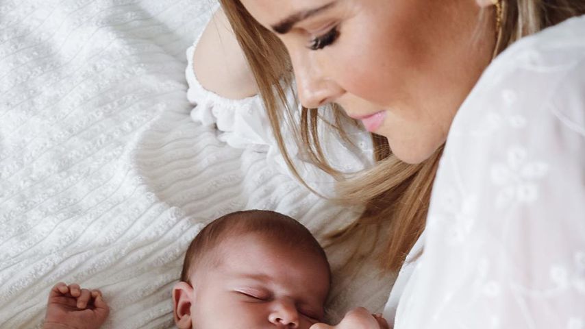 Christin Kaeber und ihre Tochter Nia