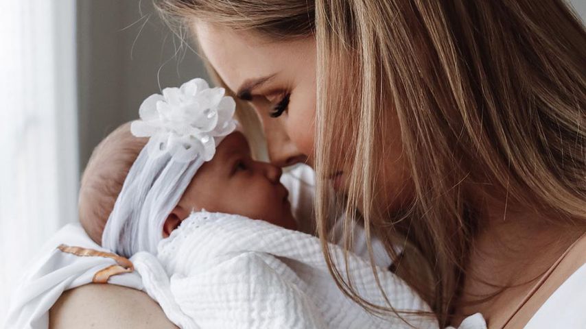 Christin Kaeber und ihre Tochter