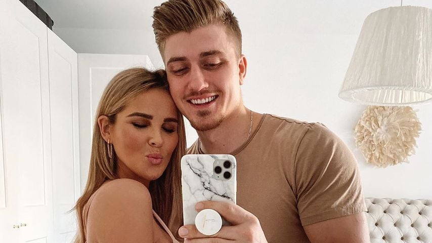 Christin Kaeber und ihr Freund Leons