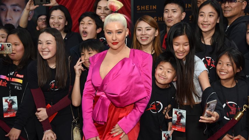Christina Aguilera bei der "Mulan"-Weltpremiere in Hollywood