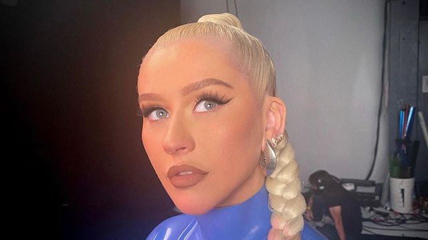 Heiß! Christina Aguilera grüßt ihre Fans in hautengem Latex