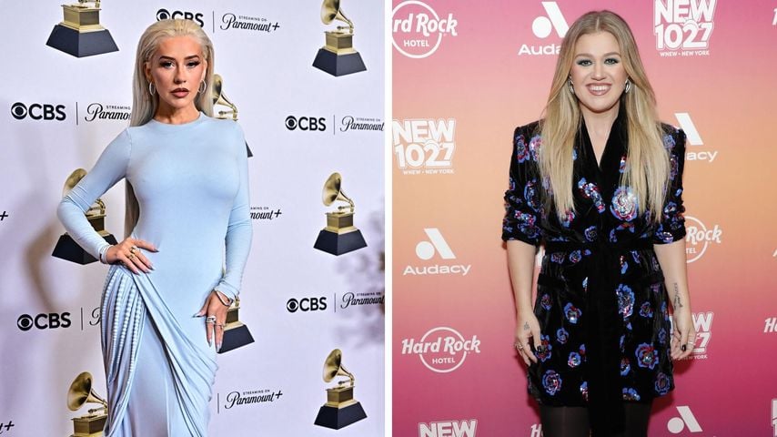 Kelly Clarkson deutet wohl Fehde mit Christina Aguilera an
