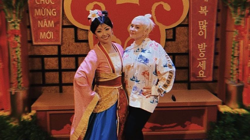 Christina Aguilera im Disneyland