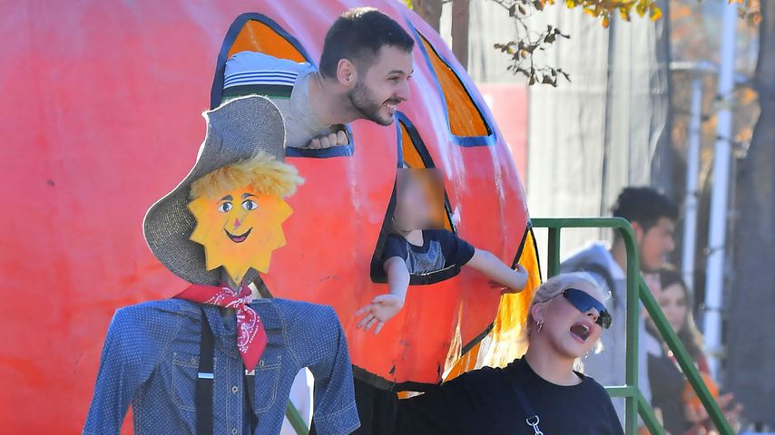Im Halloween-Fieber: Christina Aguilera genießt Familien-Tag