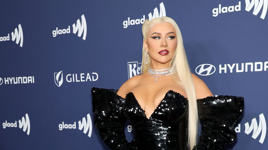Zu viel? Christina Aguilera glitzert bei Glaad Media Awards!