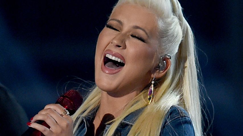 Christina Aguilera bei den Country Music Awards im April 2015