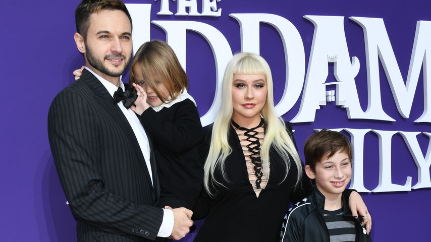 Christina Aguilera und ihre Familie im Jahr 2019