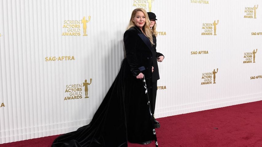 Letztes Mal? Christina Applegate posiert auf Red Carpet