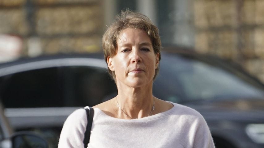 Christina Block auf dem Weg zum Landgericht Hamburg am 22.09.2025