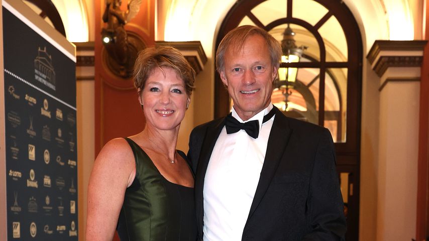 Christina Block und ihr Partner Gerhard Delling im November 2023
