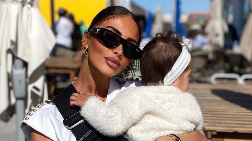 Christina Dimitriou postet seltenes Foto mit ihrer Tochter