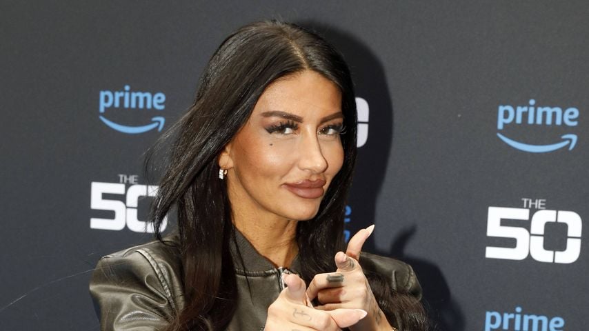 Christina Dimitriou beim Photocall zur Amazon-Prime-Video-Reality-Show "The 50", 2024