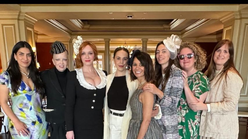 Christina Hendricks und ihre Freundinnen