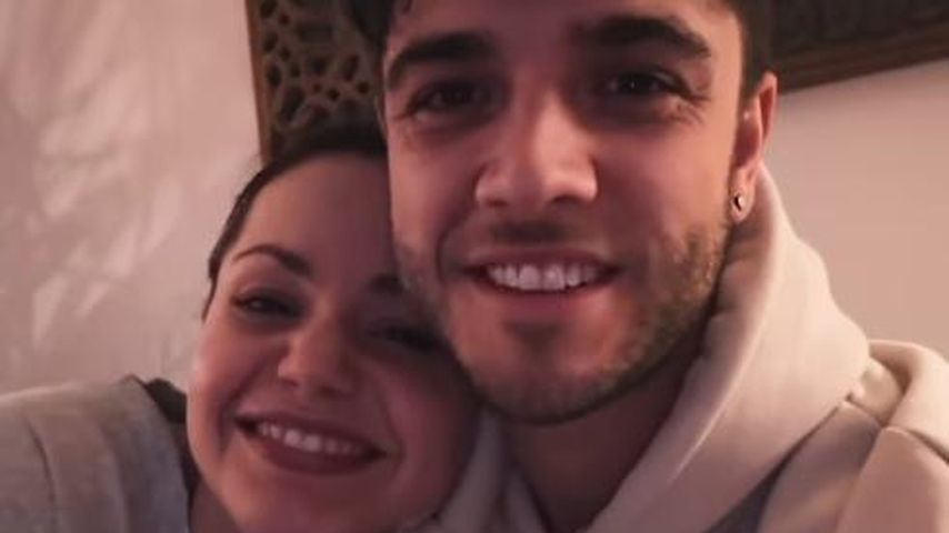 Christina Luft und Luca Hänni im April 2023
