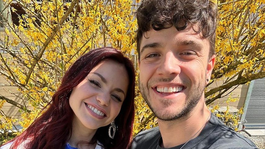 Christina Luft und Luca Hänni im April 2023