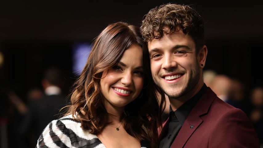 Christina und Luca Hänni bei der Premiere von "No Time To Die"