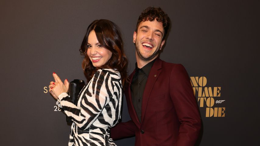 Christina Luft und Luca Hänni bei der Premiere von "No Time To Die"