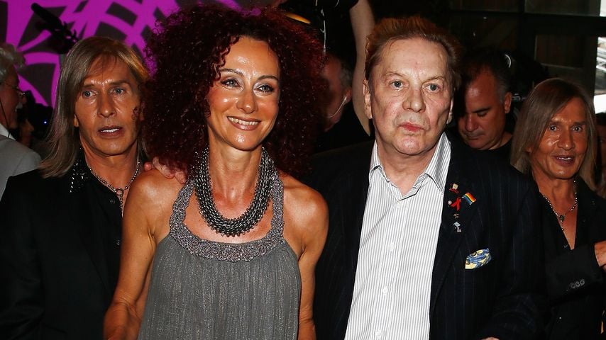 Christina Lugner und Helmut Berger im August 2014