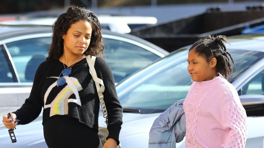 Christina Milian und Tochter Violet in Los Angeles
