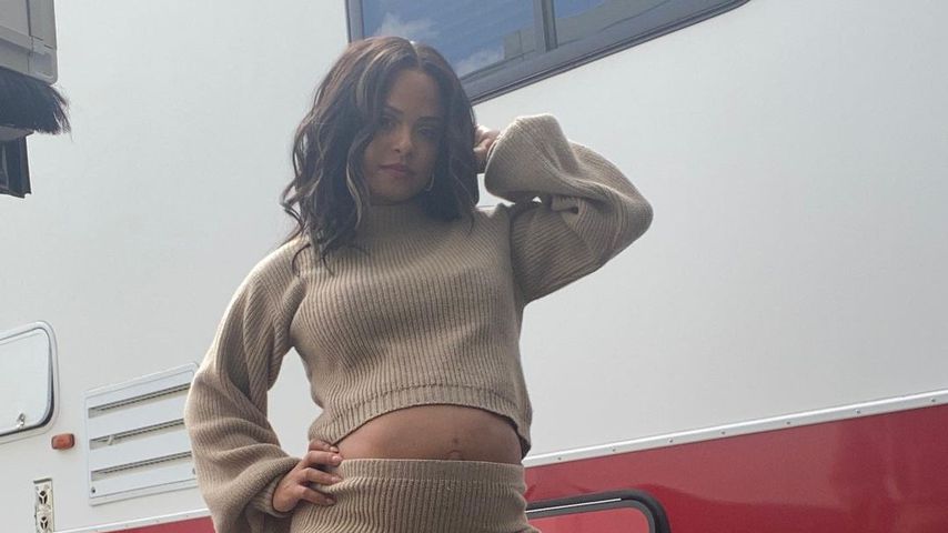 "Noch im Ofen": Christina Milian zeigt ihren XXL-Babybauch