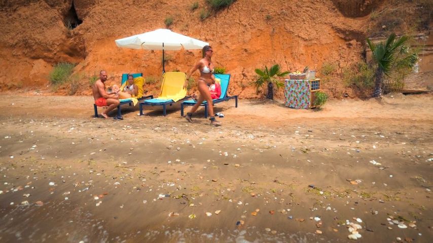 Salvatore Vassallo und Christina Dimitriou bei "Ex on the Beach"