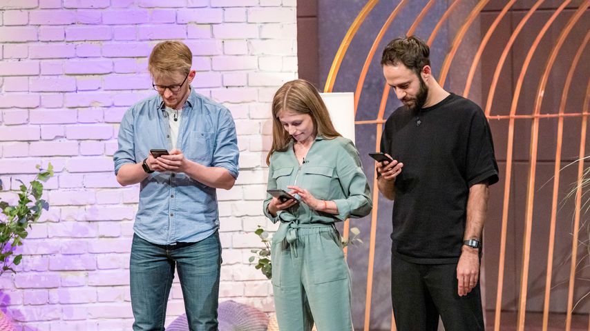 Christina Roitzheim, Marius Rackwitz und Selcuk Aciner bei "Die Höhle der Löwen"
