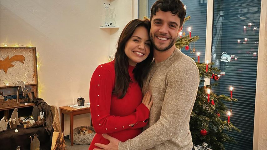 Christina und Luca Hänni im Dezember 2023