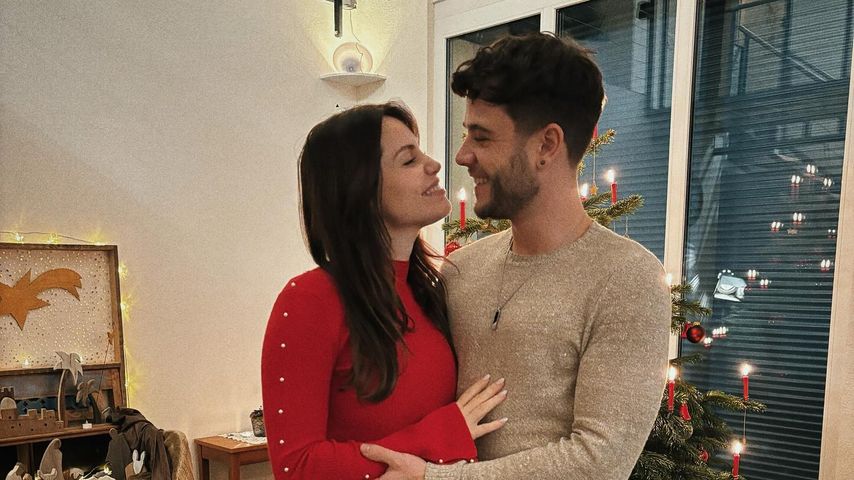 Christina und Luca Hänni im Dezember 2023